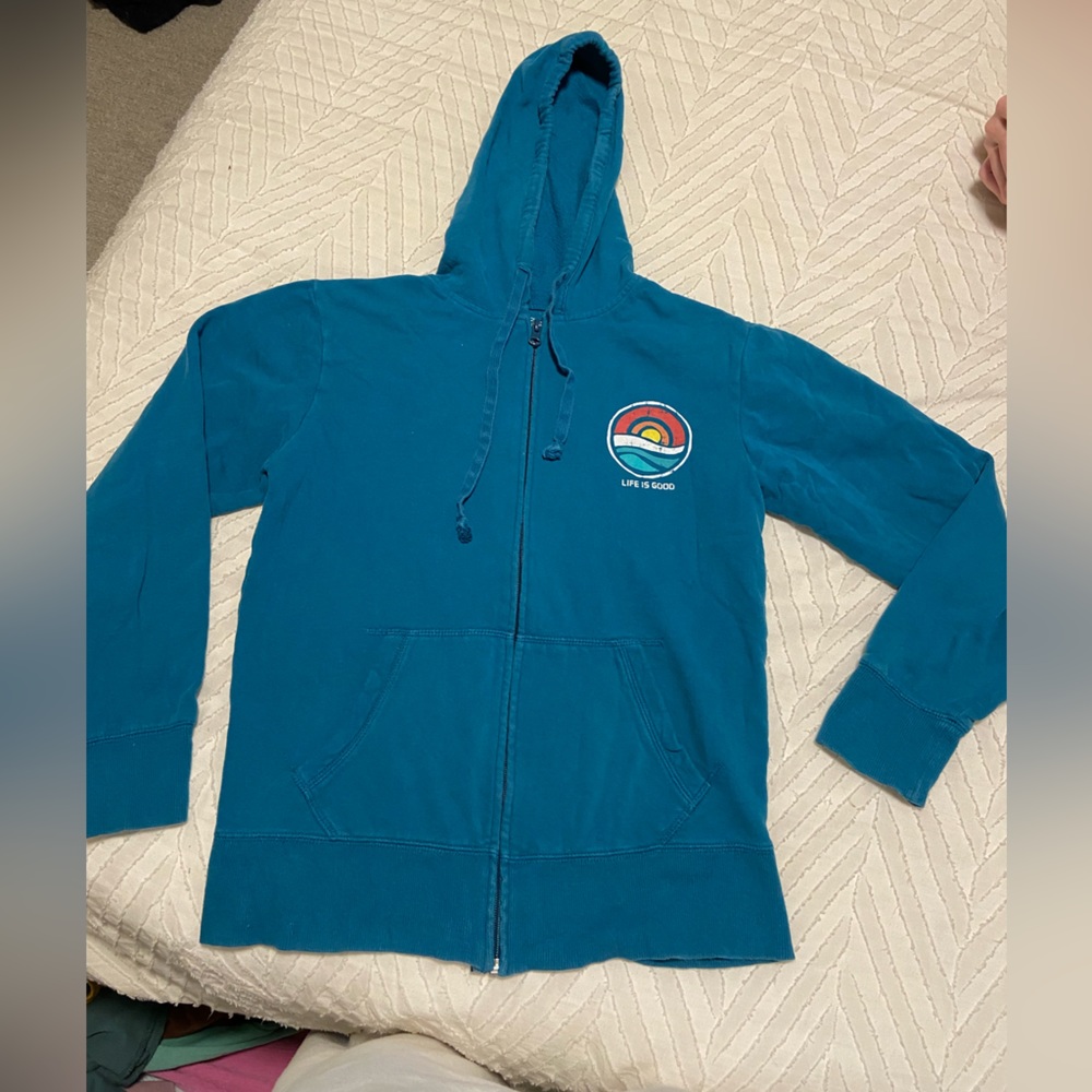 Blue life is good zip up, good quality, worn very little